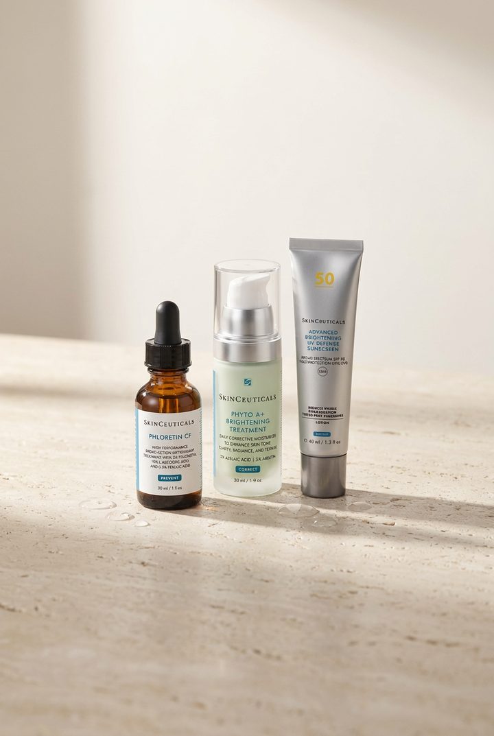 SkinCeuticals Phloretin CF, Phyto A+ Brightening Treatment, Advanced Brightening UV Defense