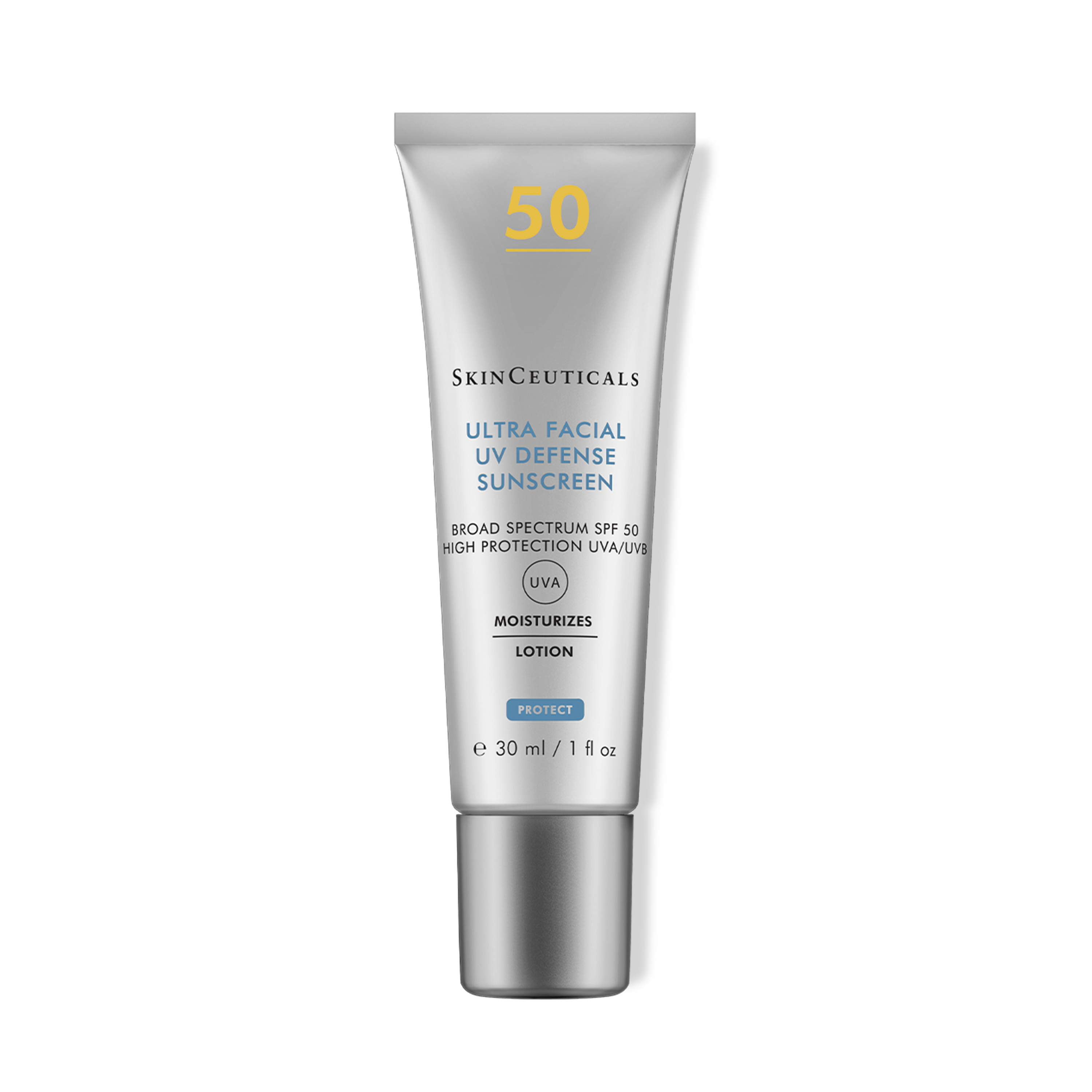 Tube of SkinCeuticals Ultra Facial UV Defense Sunscreen LSF 50