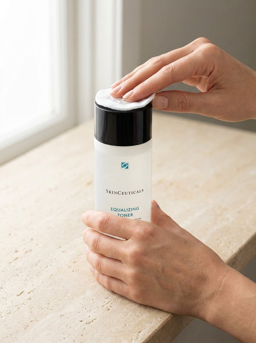SkinCeuticals Equalizing Toner 200 ml applying