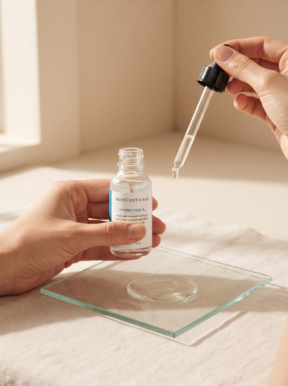 SkinCeuticals Hydrating B5 Gel 30 ml in use