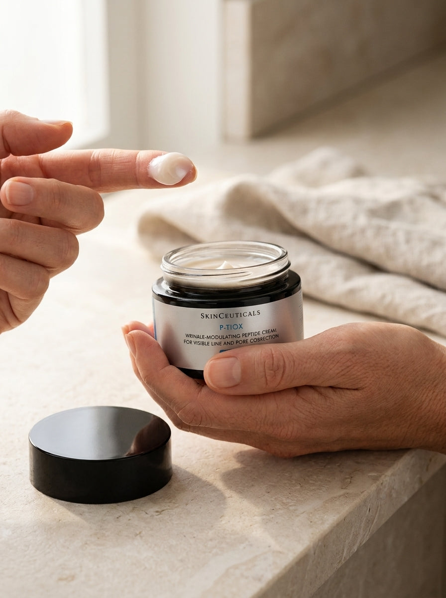 SkinCeuticals P-TIOX Cream 48 ml in use